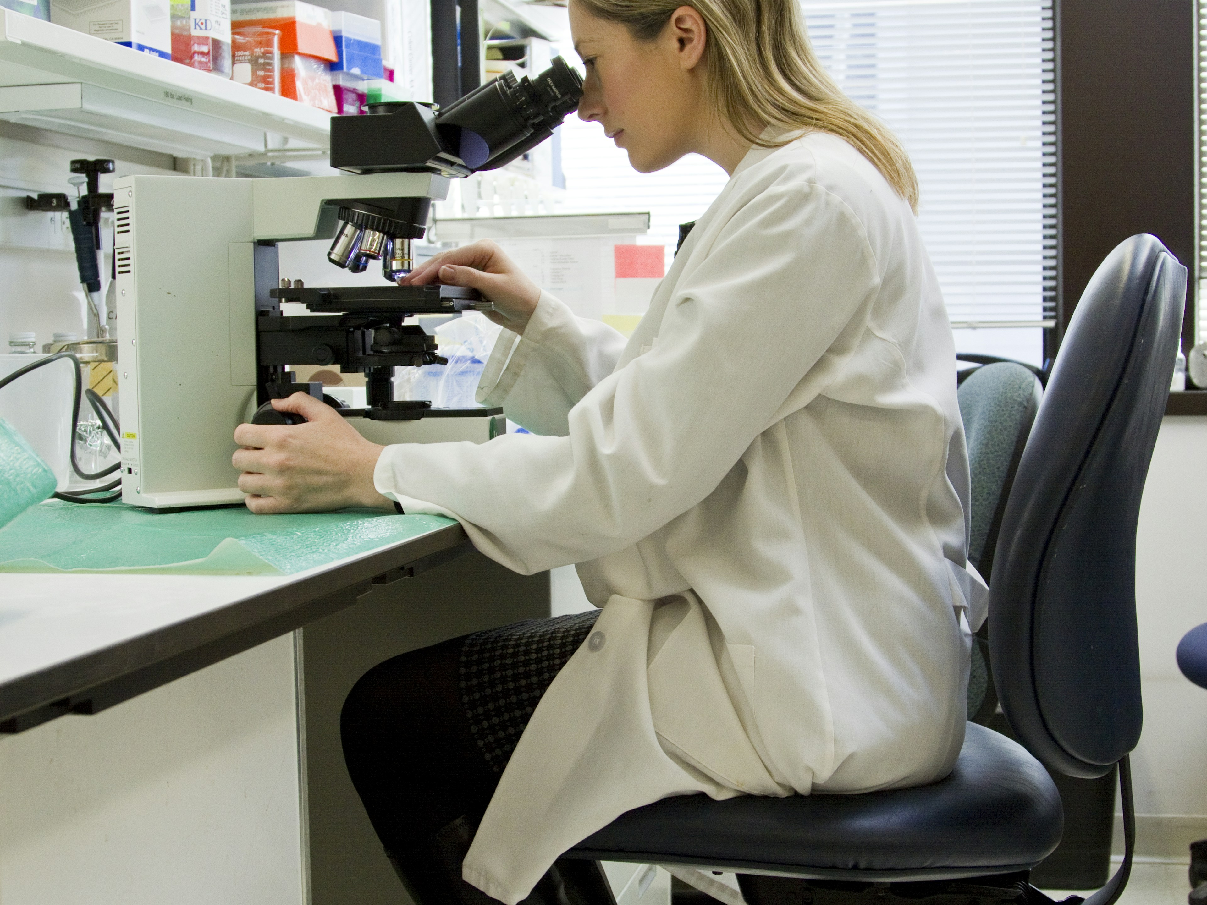 Modern pharmaceutical laboratory with research equipment